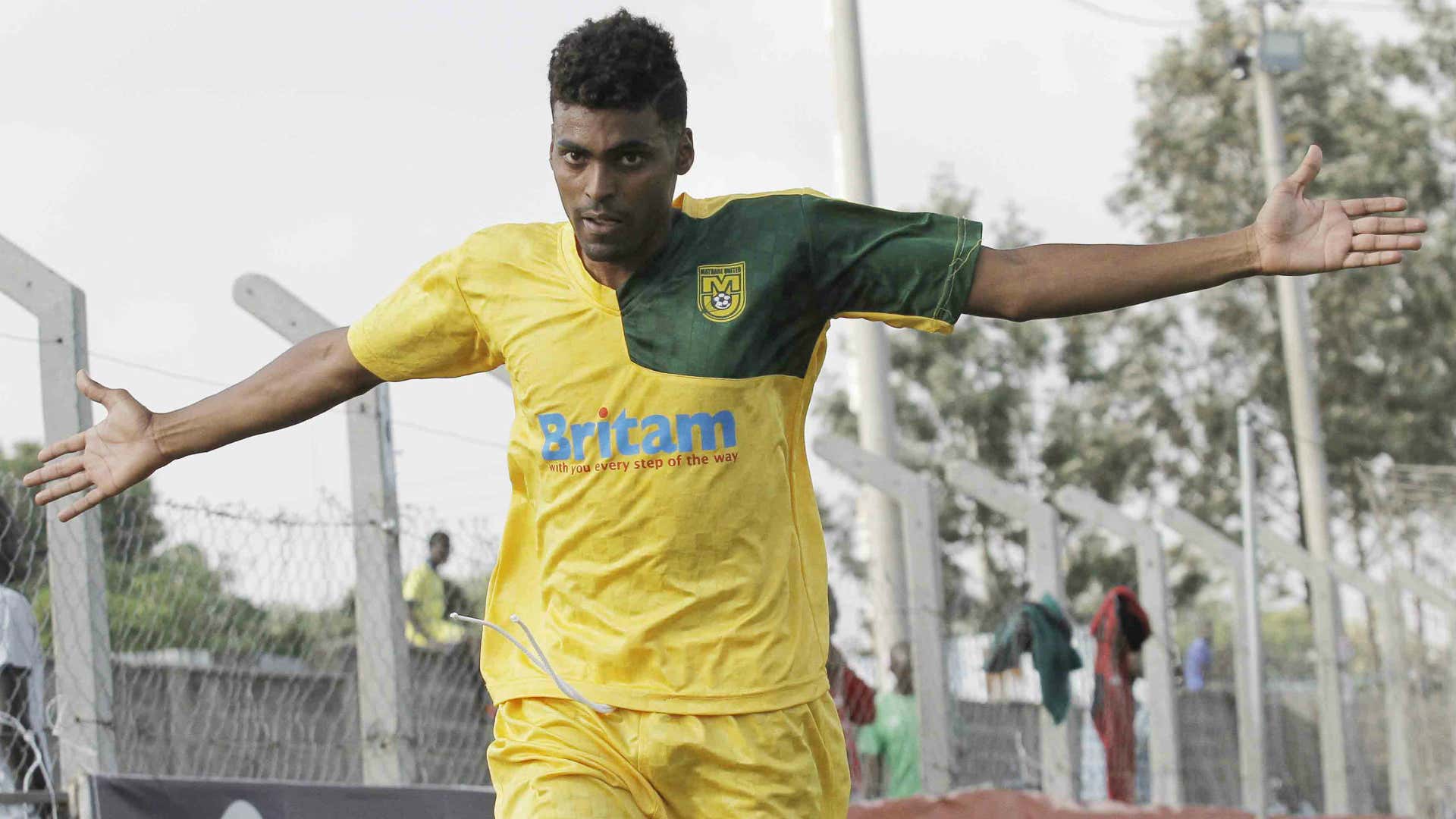 Mathare United goal scorer Abdamah Ahmed