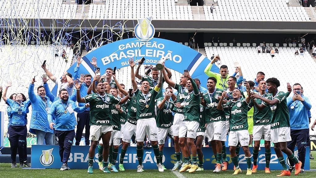 Qual foi o placar do jogo do Palmeiras sub-20 hoje?