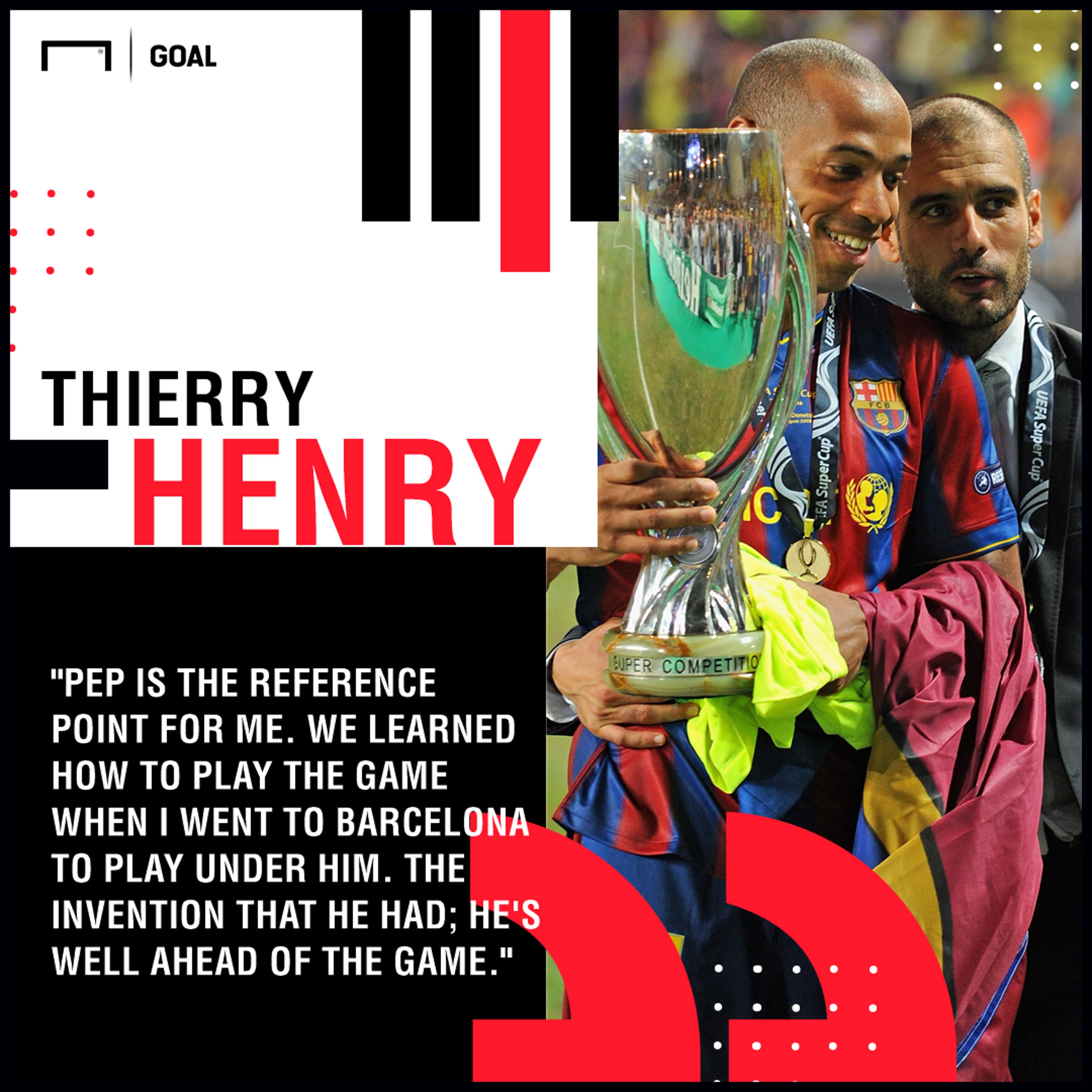 Thierry Henry Pep Guardiola PS