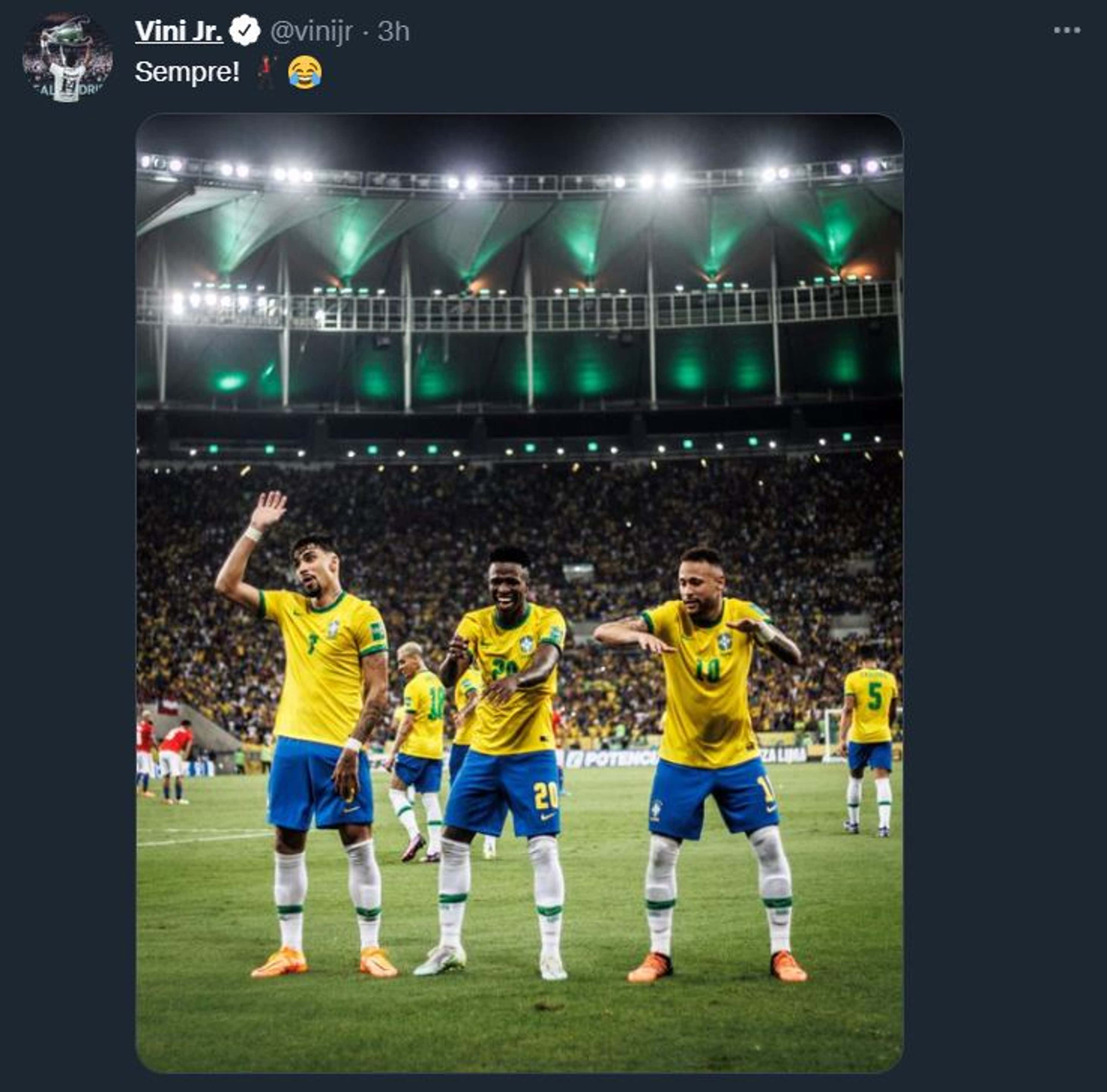Vinicius Junior Neymar Twitter