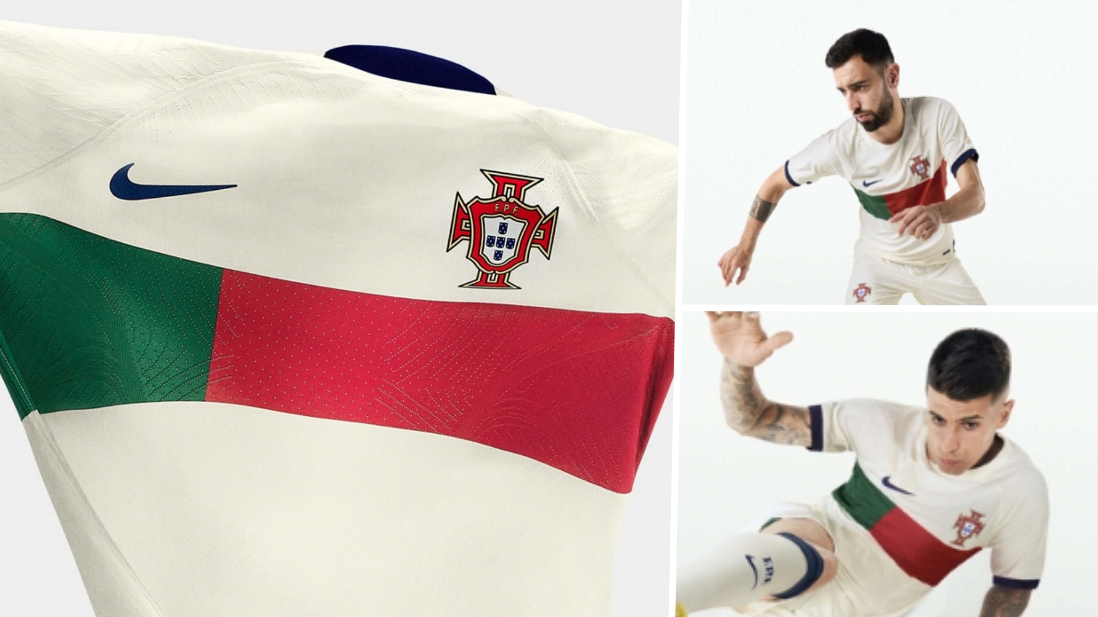 Seleção portuguesa divulga uniformes para a Copa do Mundo 2022