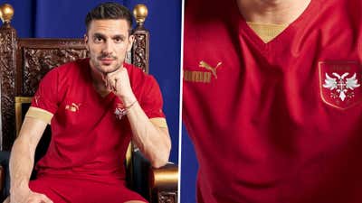Serbia home kit World Cup 2022
