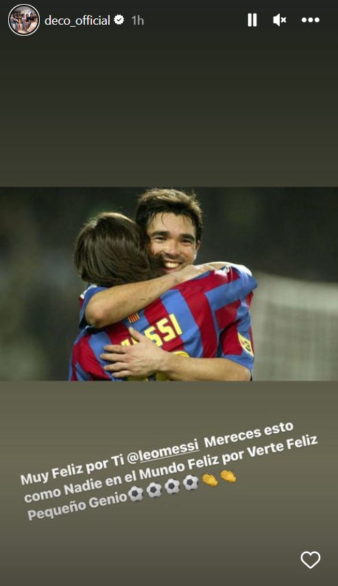 Deco Messi Instagram