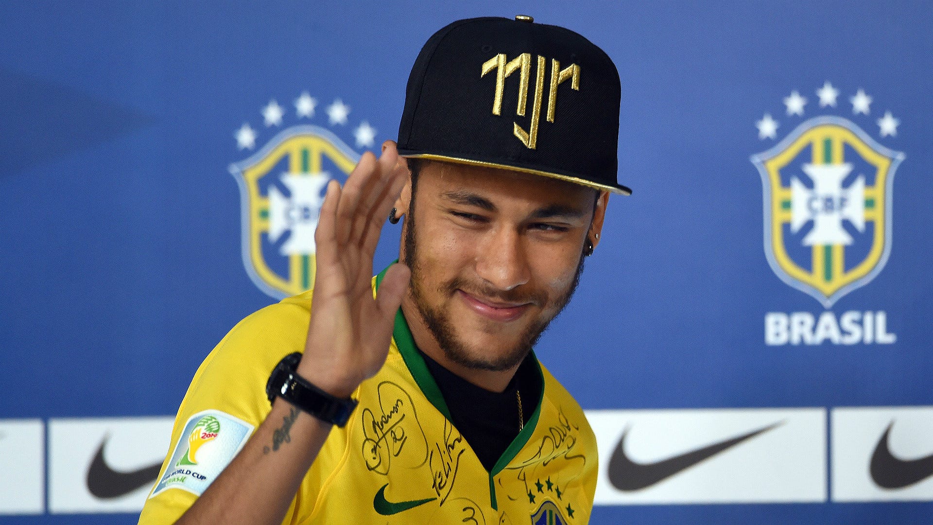 Neymar Brazil 100714