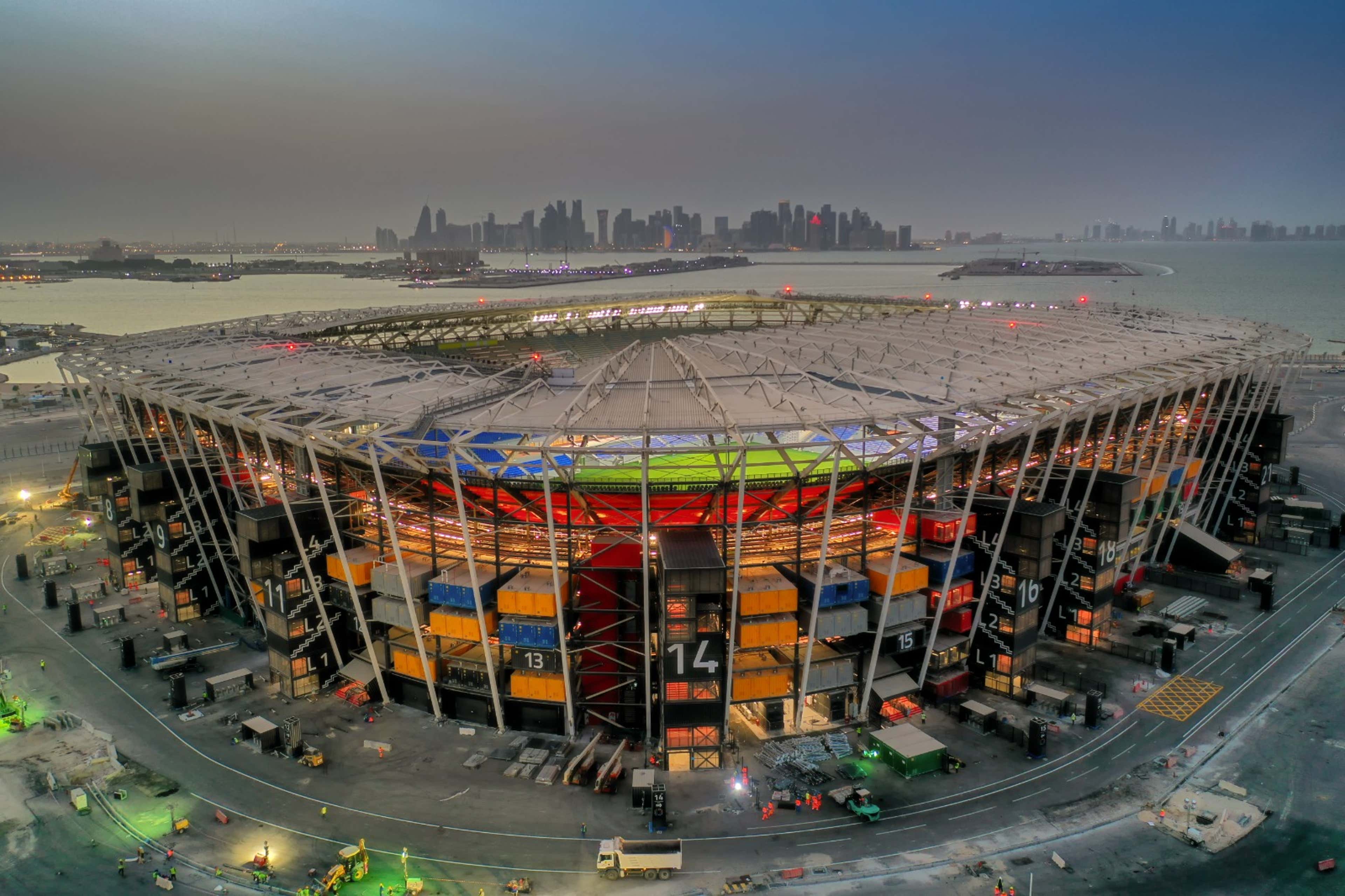 Stadium 974 was built using shipping containers for Qatar 2022