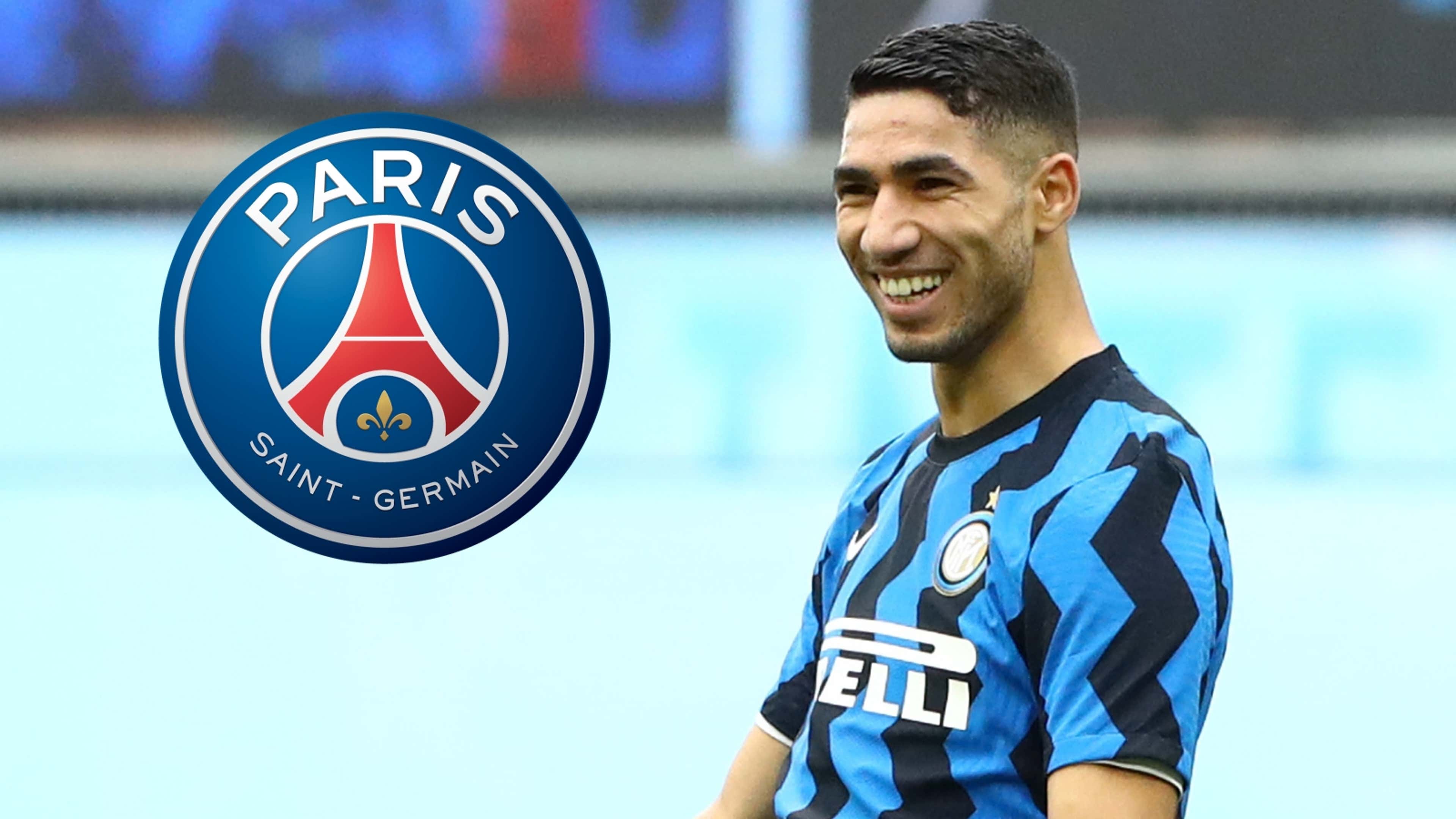 PSG sign Hakimi from Inter in deal worth up to €70m