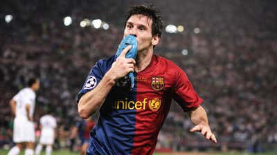 Lionel Messi Barcelona boots GFX