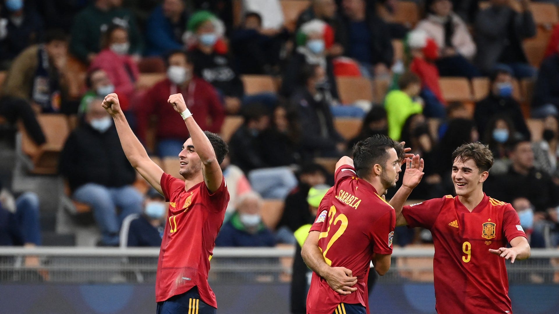 スペインがeuroのリベンジ達成 イタリアはボヌッチ退場響き無敗記録は 37 でストップ Goal Com 日本