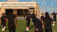 Players of the first Saudi Women's National Football Team