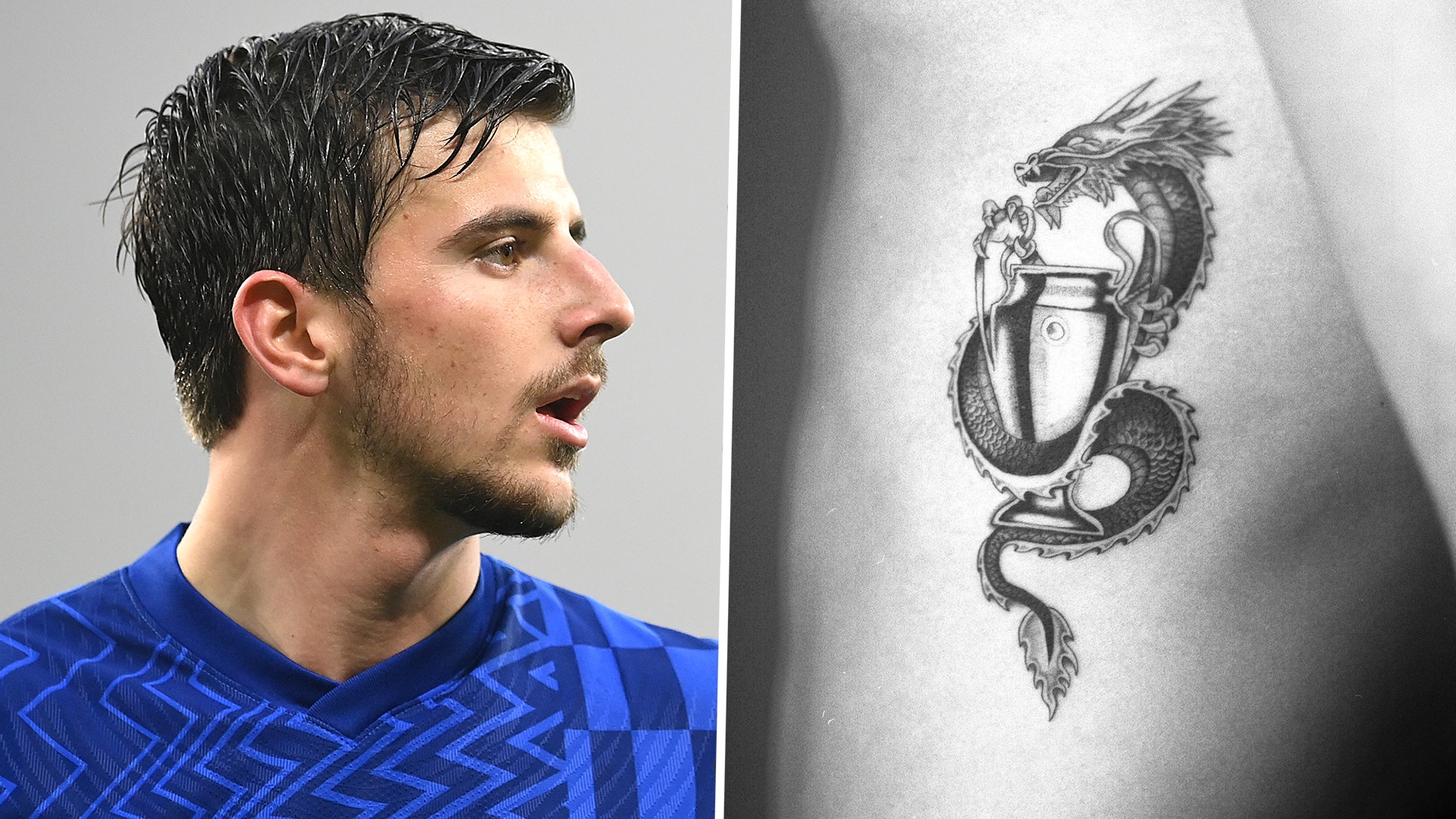 Chelsea star Mount reveals special dragon tattoo inspired by Champions  League win over Man City 