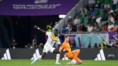 Idrissa Gueye of Senegal Qatar 2022.