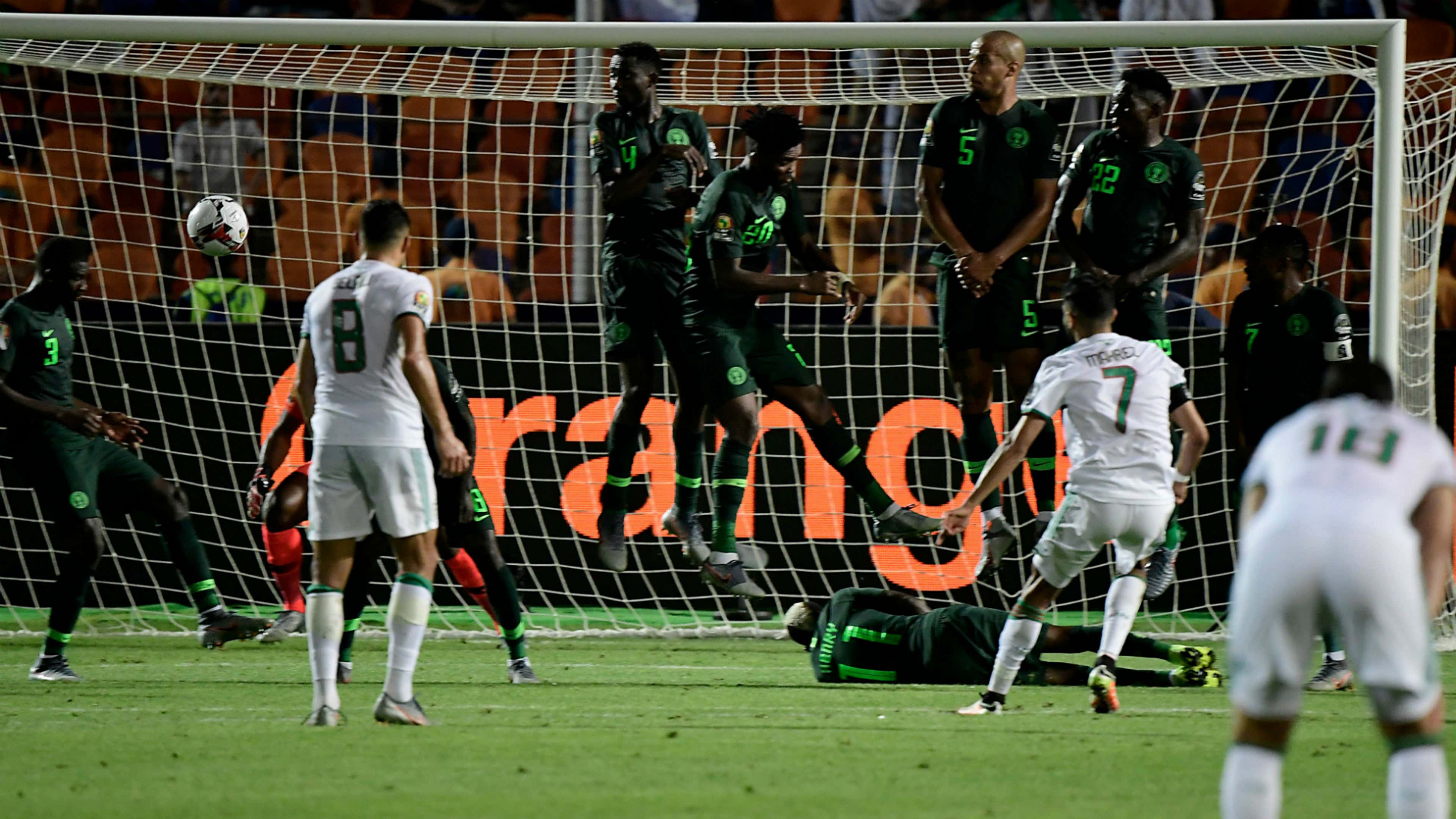 Mahrez free-kick - Algeria vs Nigeria
