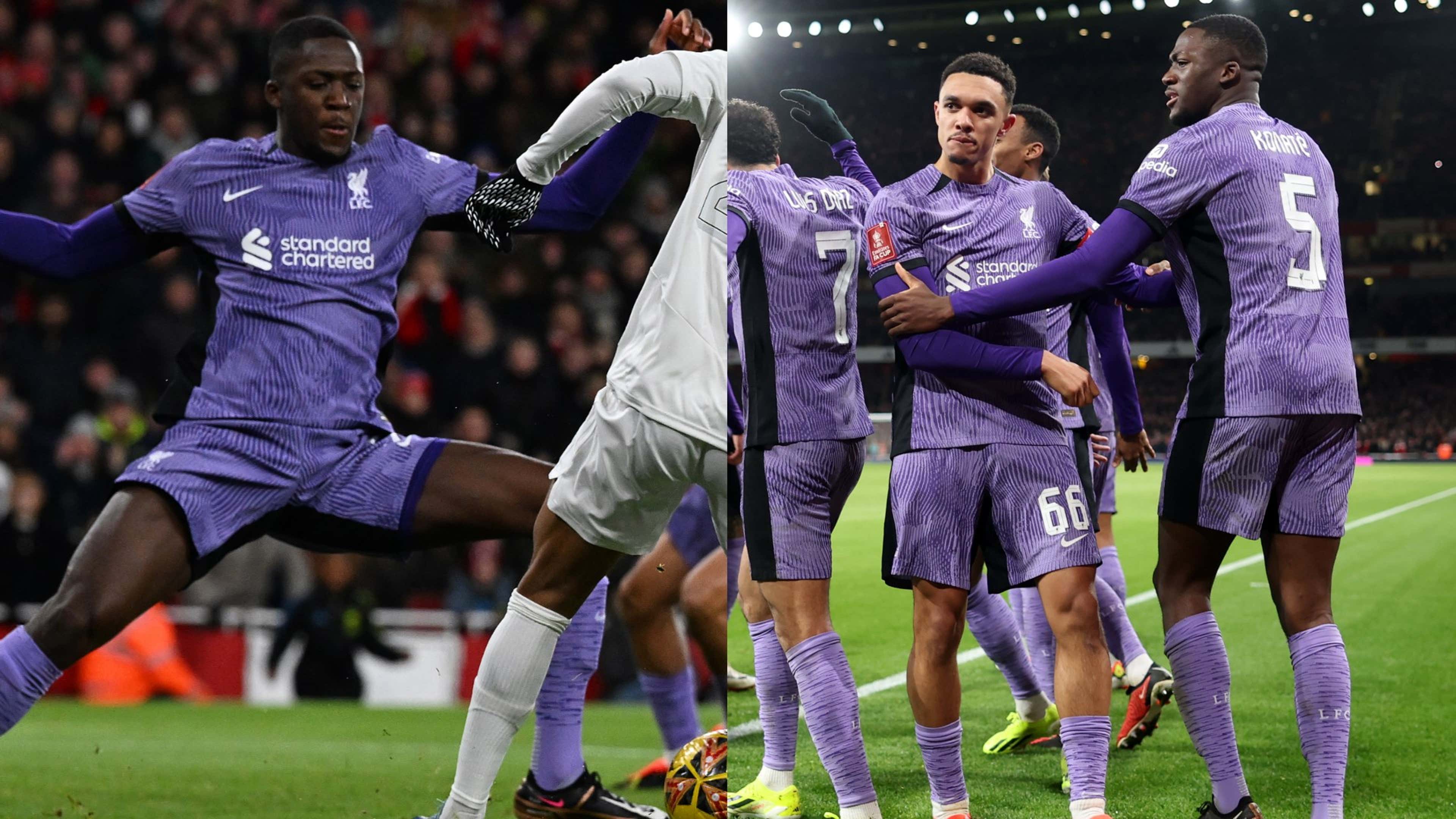 Liverpool player ratings vs Arsenal: Ibrahima Konate is proving his class as Trent Alexander-Arnold's delivery makes the difference in battling FA Cup victory | Goal.com Kenya