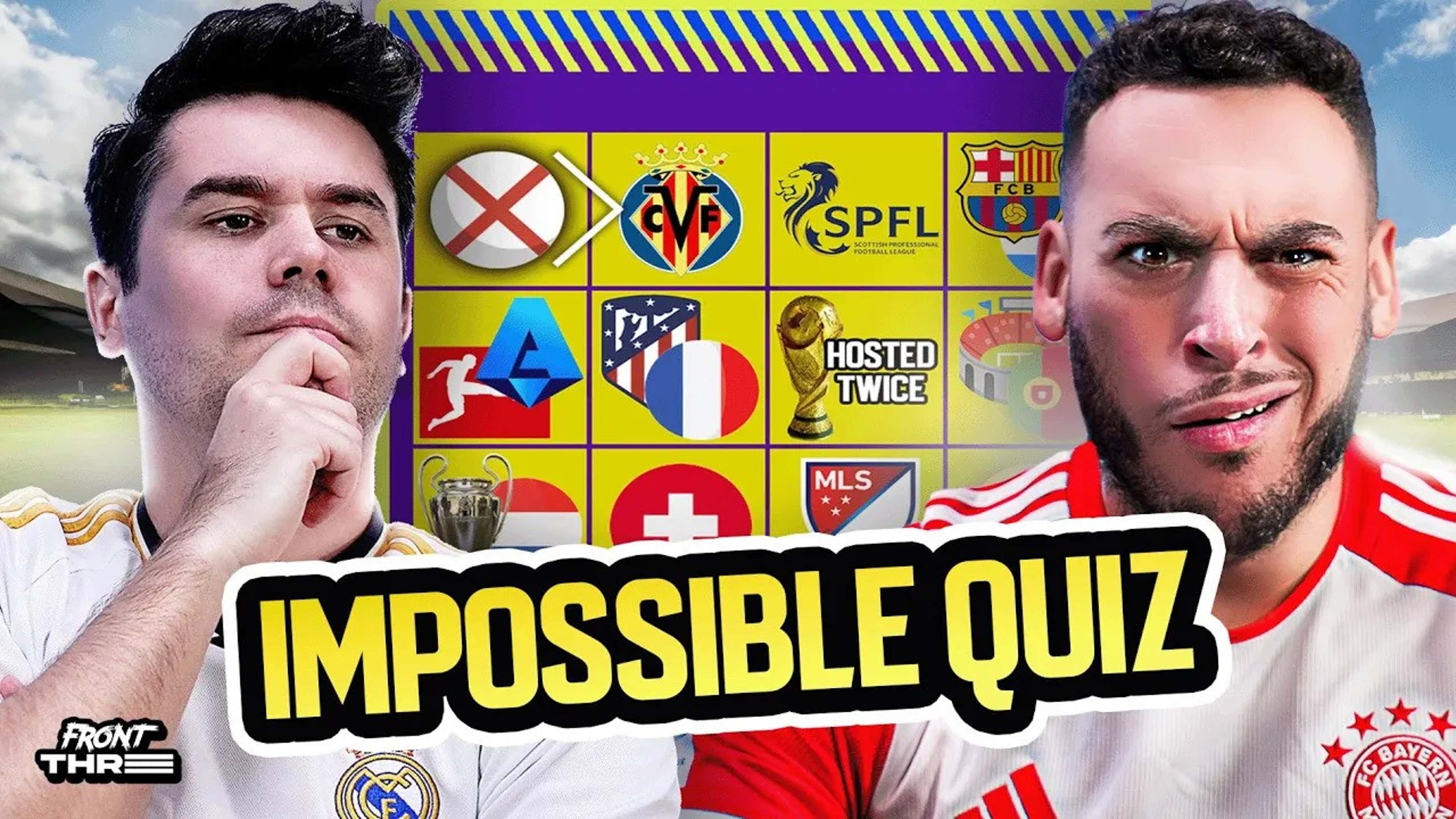 Front Three Impossible Quiz