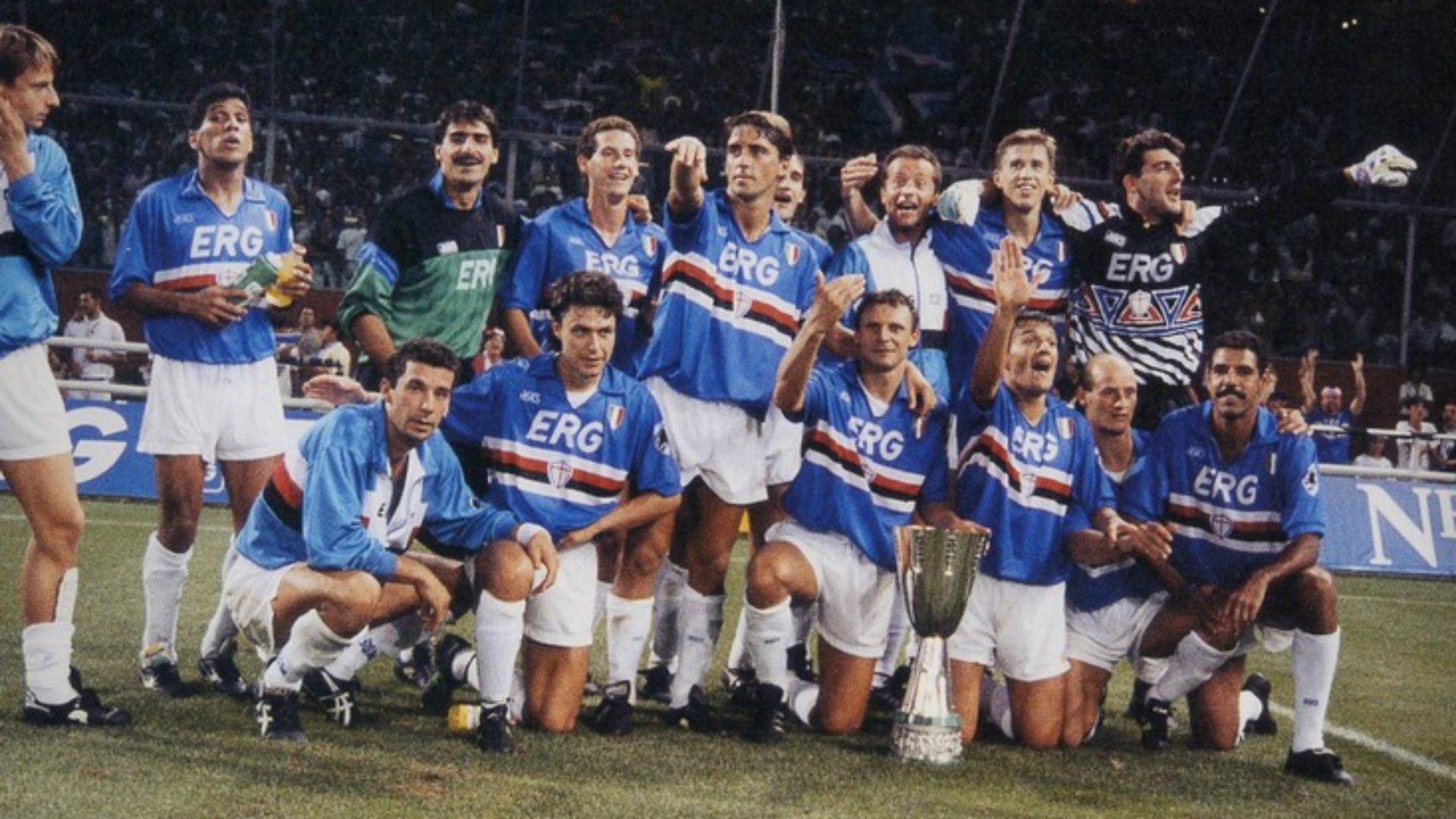 La Sampdoria Campione Ditalia Vialli E Mancini E Lo Storico Scudetto