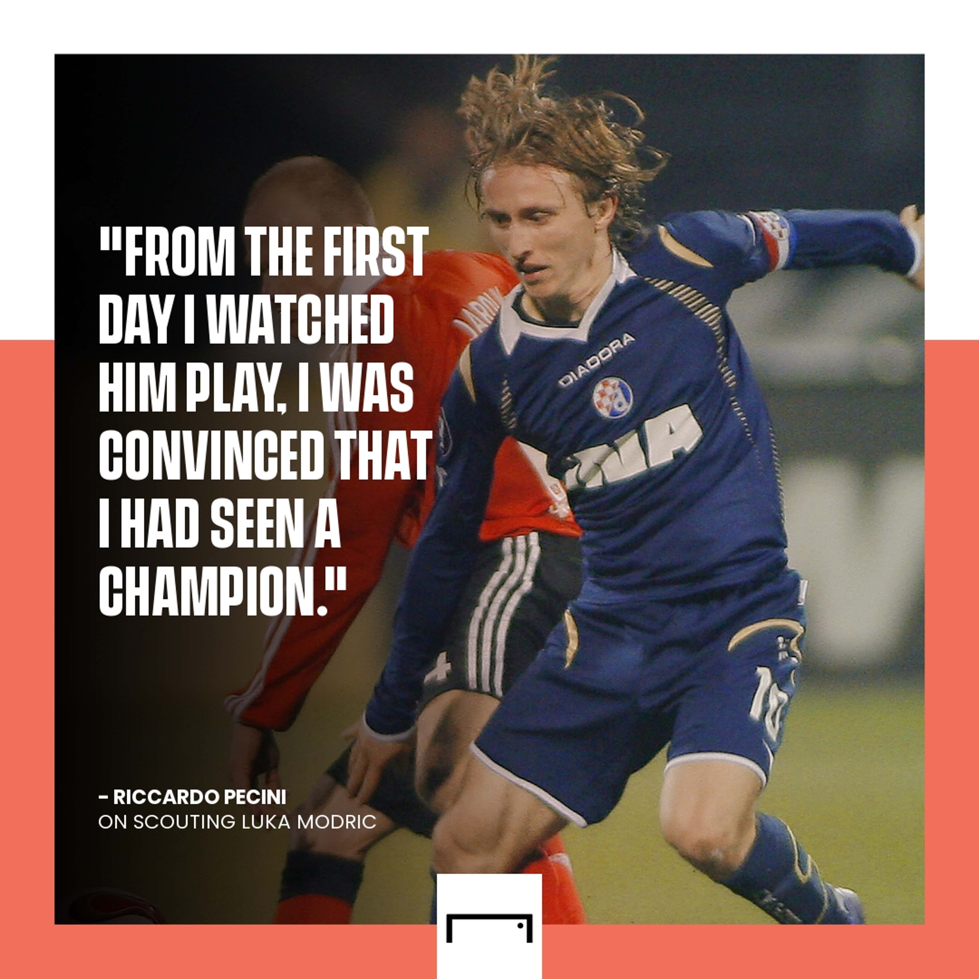 Luka Modric Riccardo Pecini Dinamo Zagreb Tottenham
