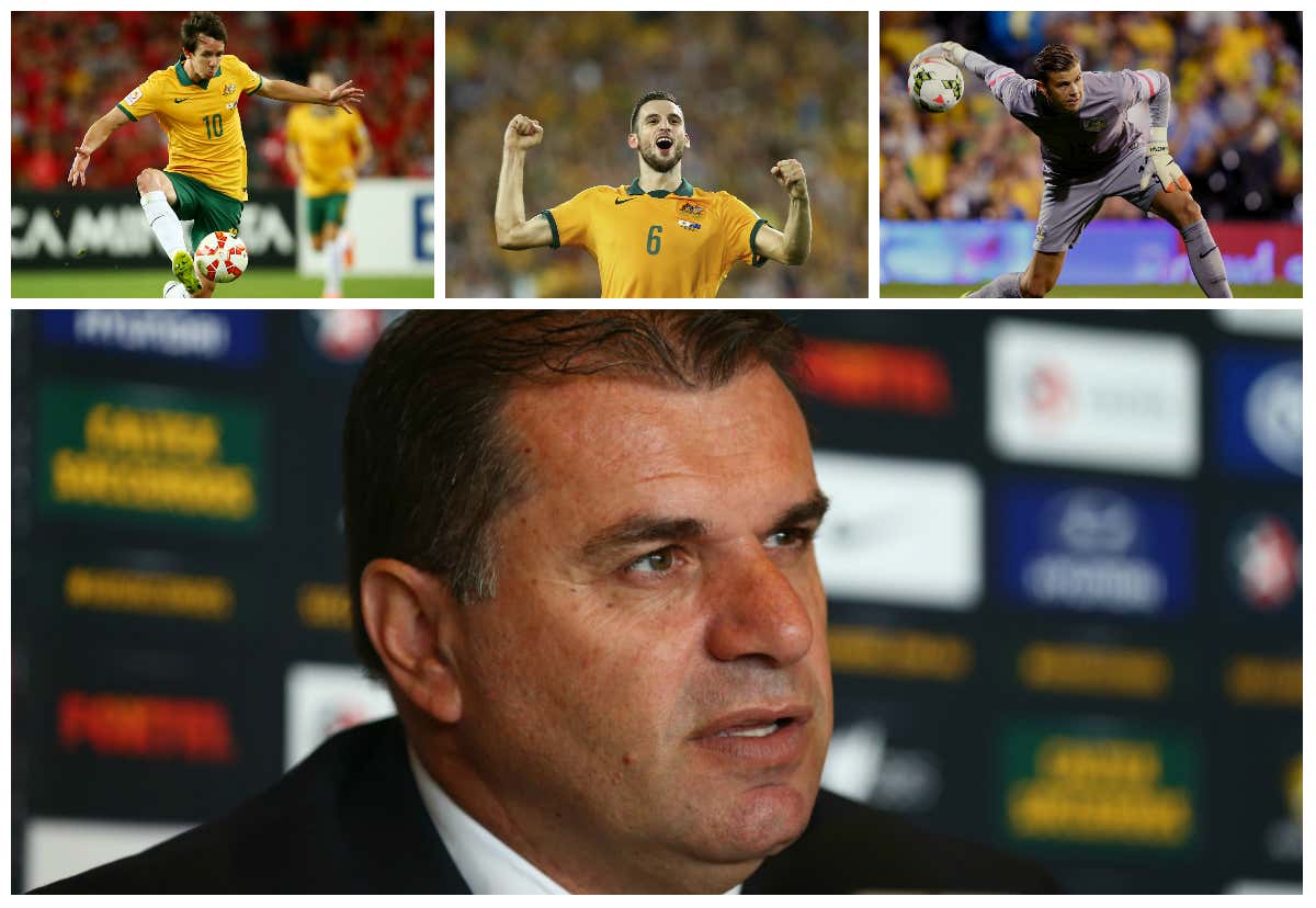 Who did Ange pick for the Socceroos?