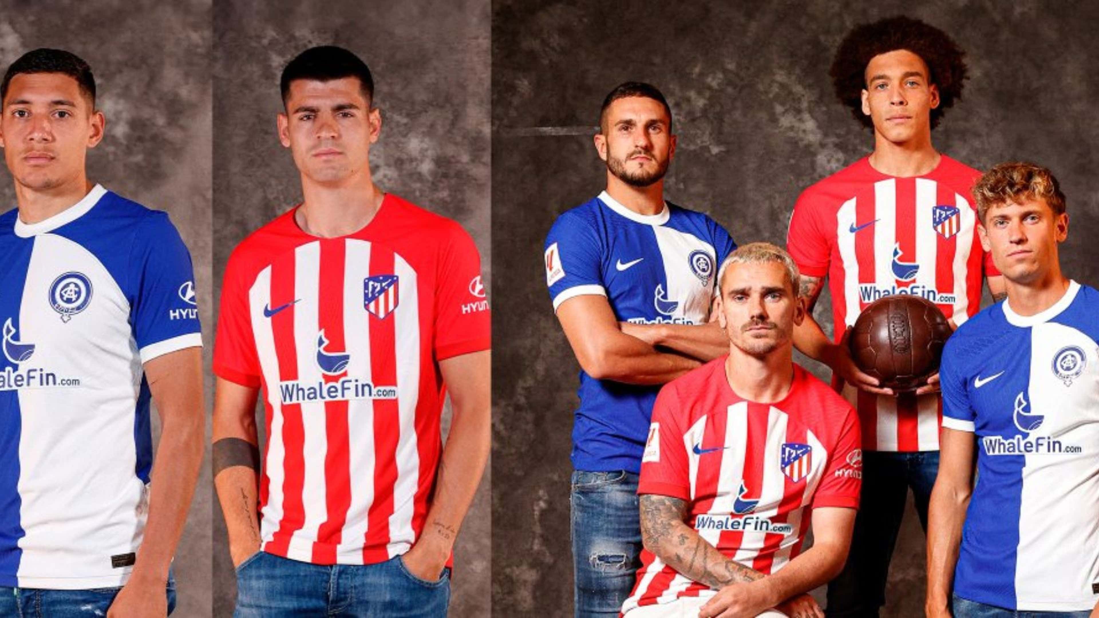 El Atlético de Madrid presentó su camiseta para la temporada 2017