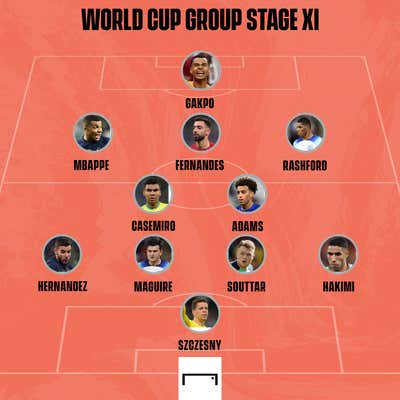 World Cup group stage XI