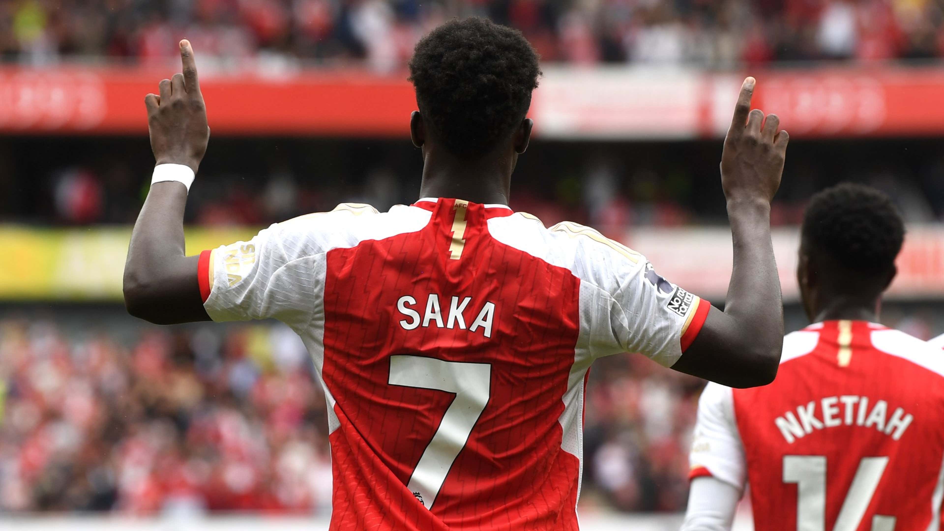 Bukayo Saka Arsenal Nottingham Forest Premier League 2023-24