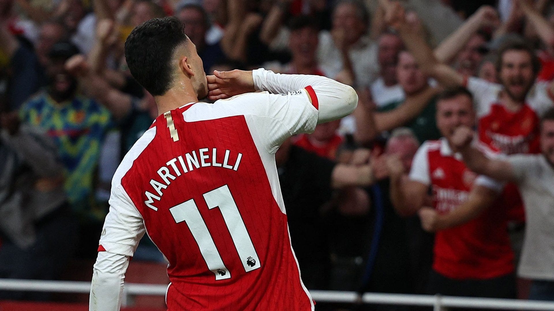 Arsenal vs Man City highlights and reaction as Martinelli scores late  winner for Gunners via Ake deflection - Manchester Evening News