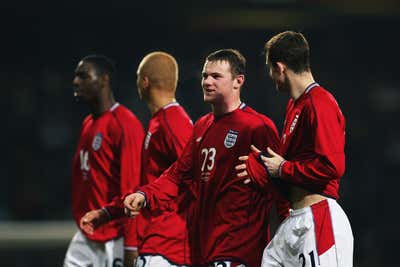 Francis Jeffers Wayne Rooney England 2003