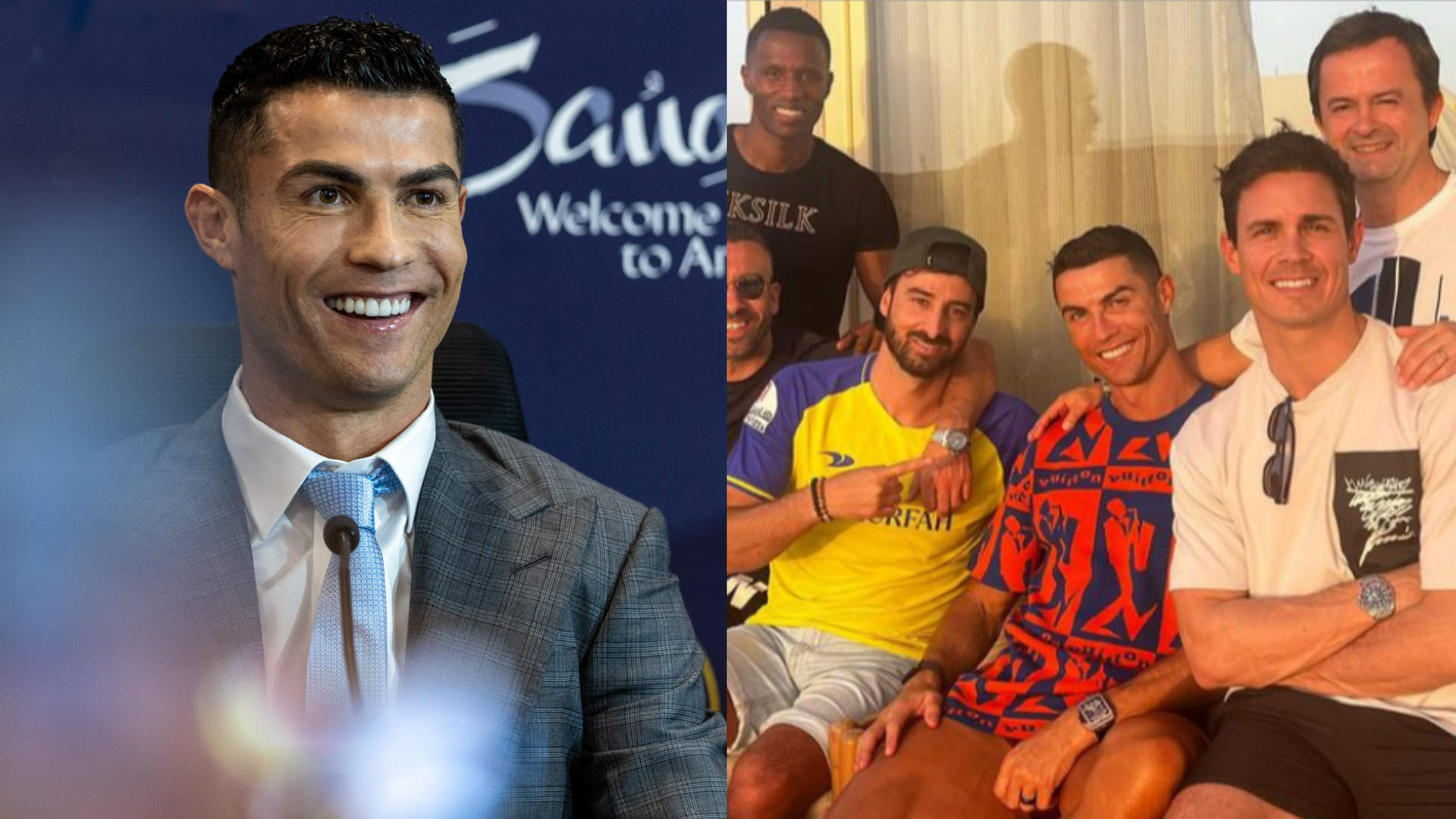 Three birthday cakes! Cristiano Ronaldo celebrates turning 38 with inner circle including new agent, journalist and close friends