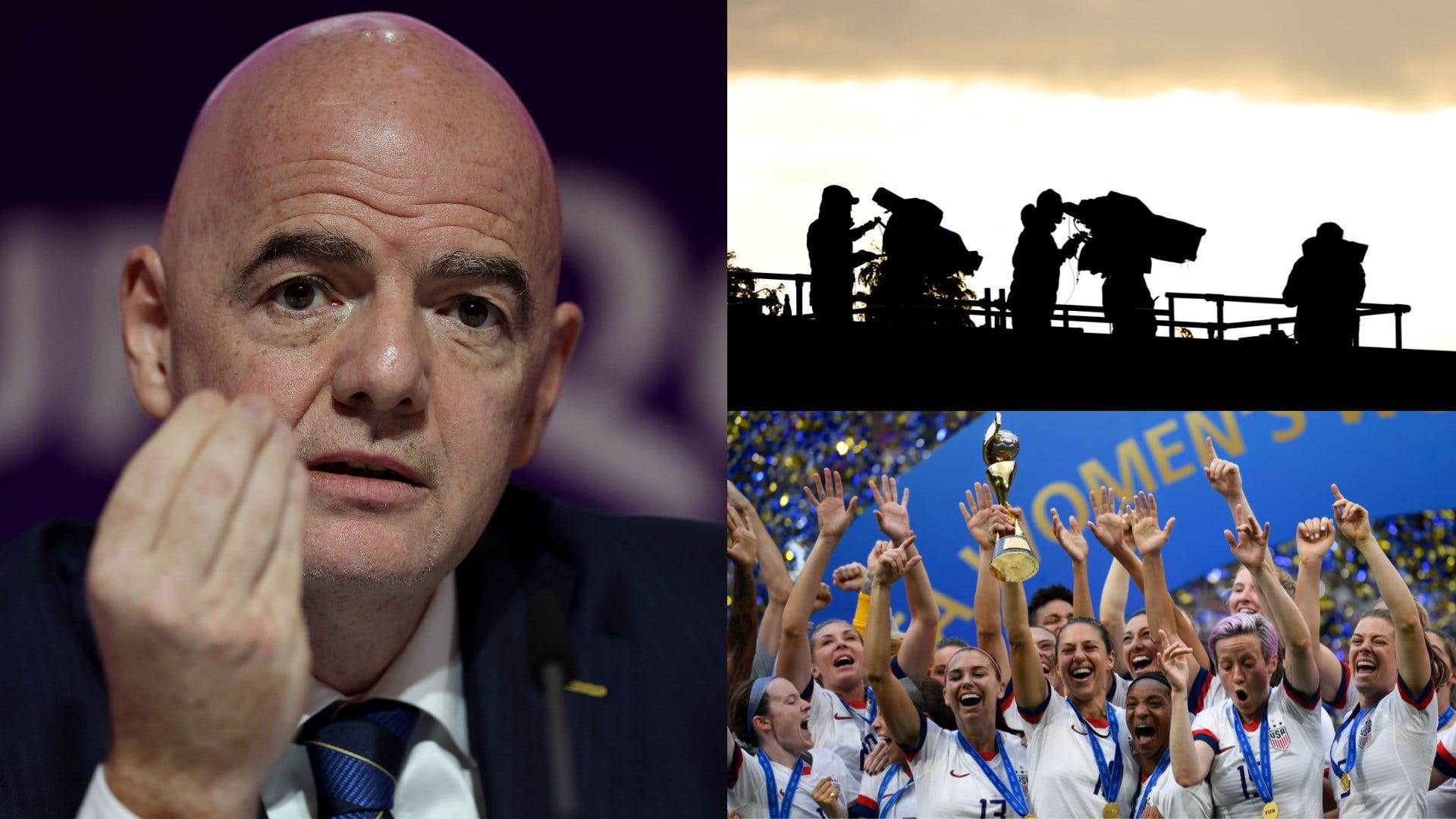 Womens World Cup 2023 Governments of Britain, Germany, Spain, Italy and France urge FIFA and TV broadcasters to urgently reach agreement after Gianni Infantino blackout threat Goal US