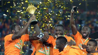 Ivory coast lift Afcon trophy