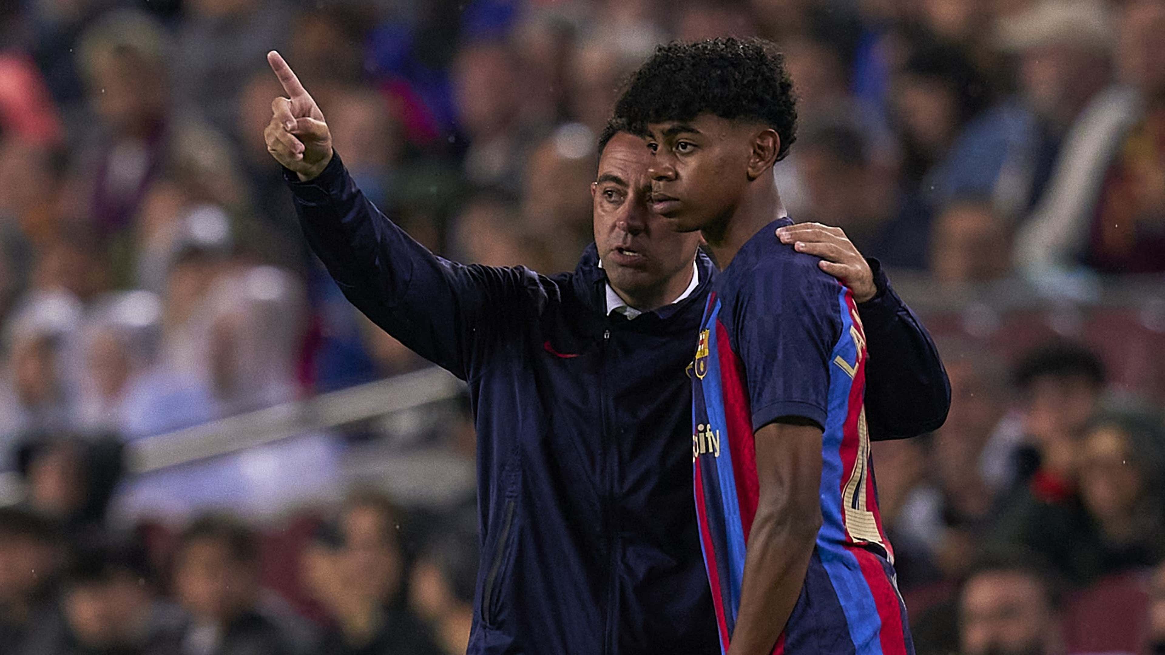 He is special' - Xavi compares Lamine Yamal to Lionel Messi after  15-year-old makes Barcelona debut | Goal.com