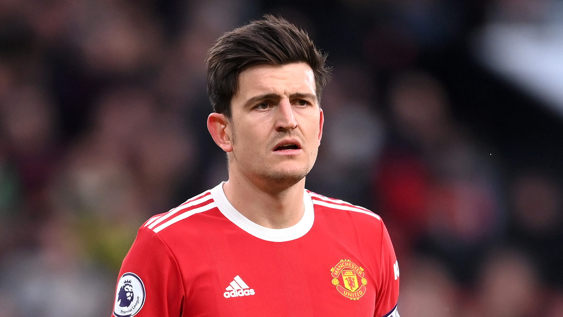 Harry Maguire Manchester United Leicester Premier League 2021-22