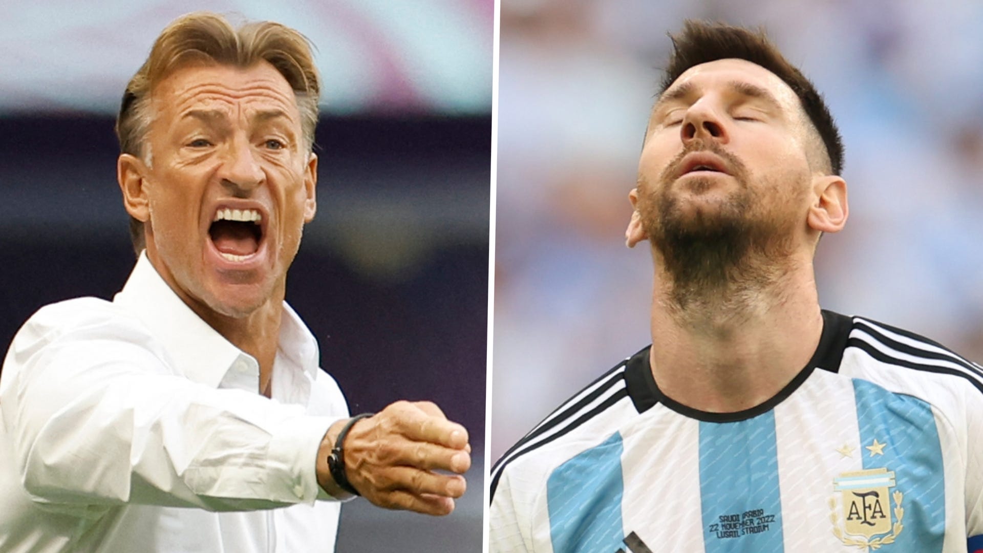 What Herve Renard said to Saudi Arabia in half-time team talk vs Argentina