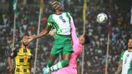 Victor Osimhen, Jojo Wollacoot - Nigeria vs Ghana