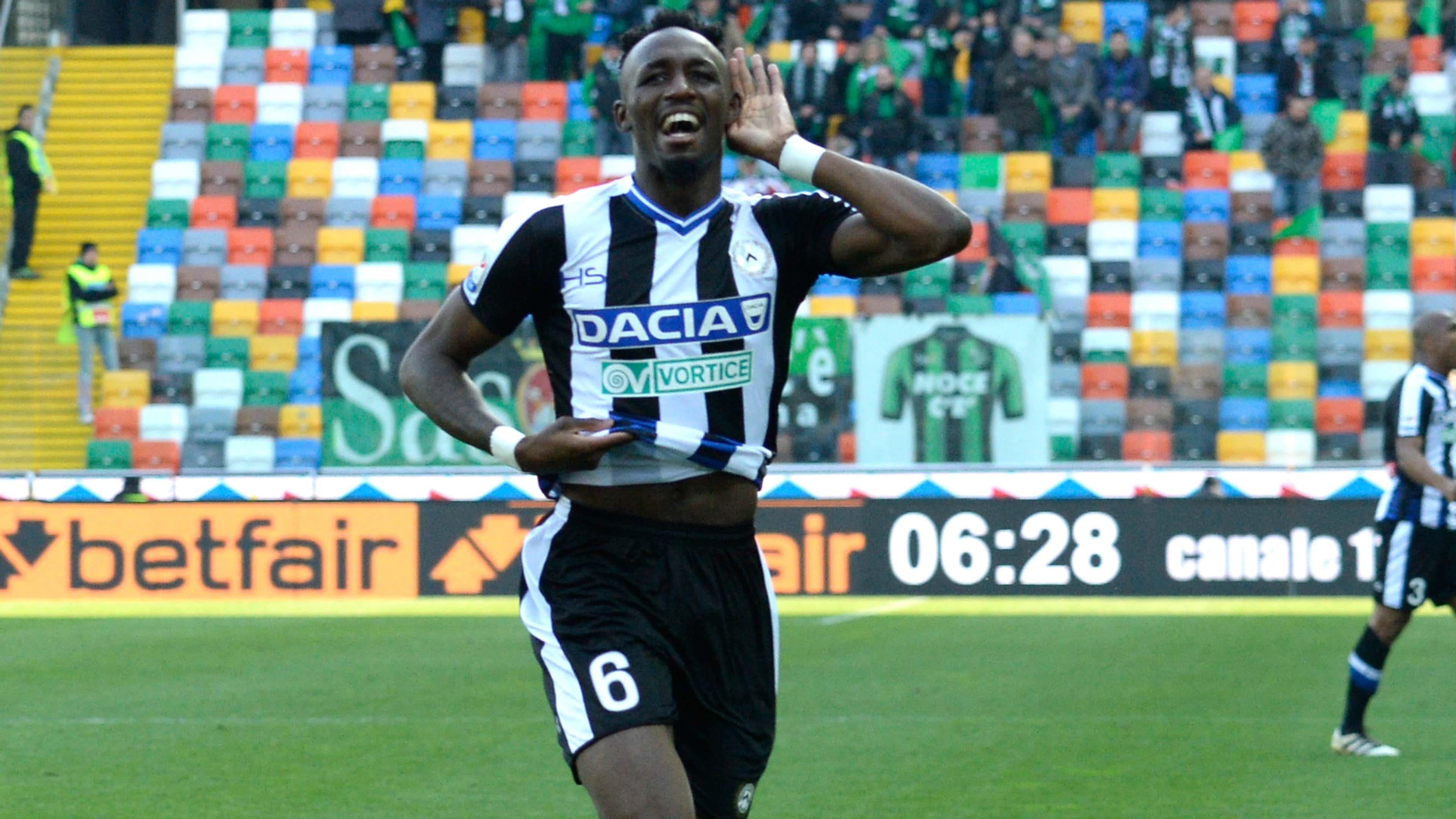 Fofana scores 2 as Udinese beats Palermo in Serie A