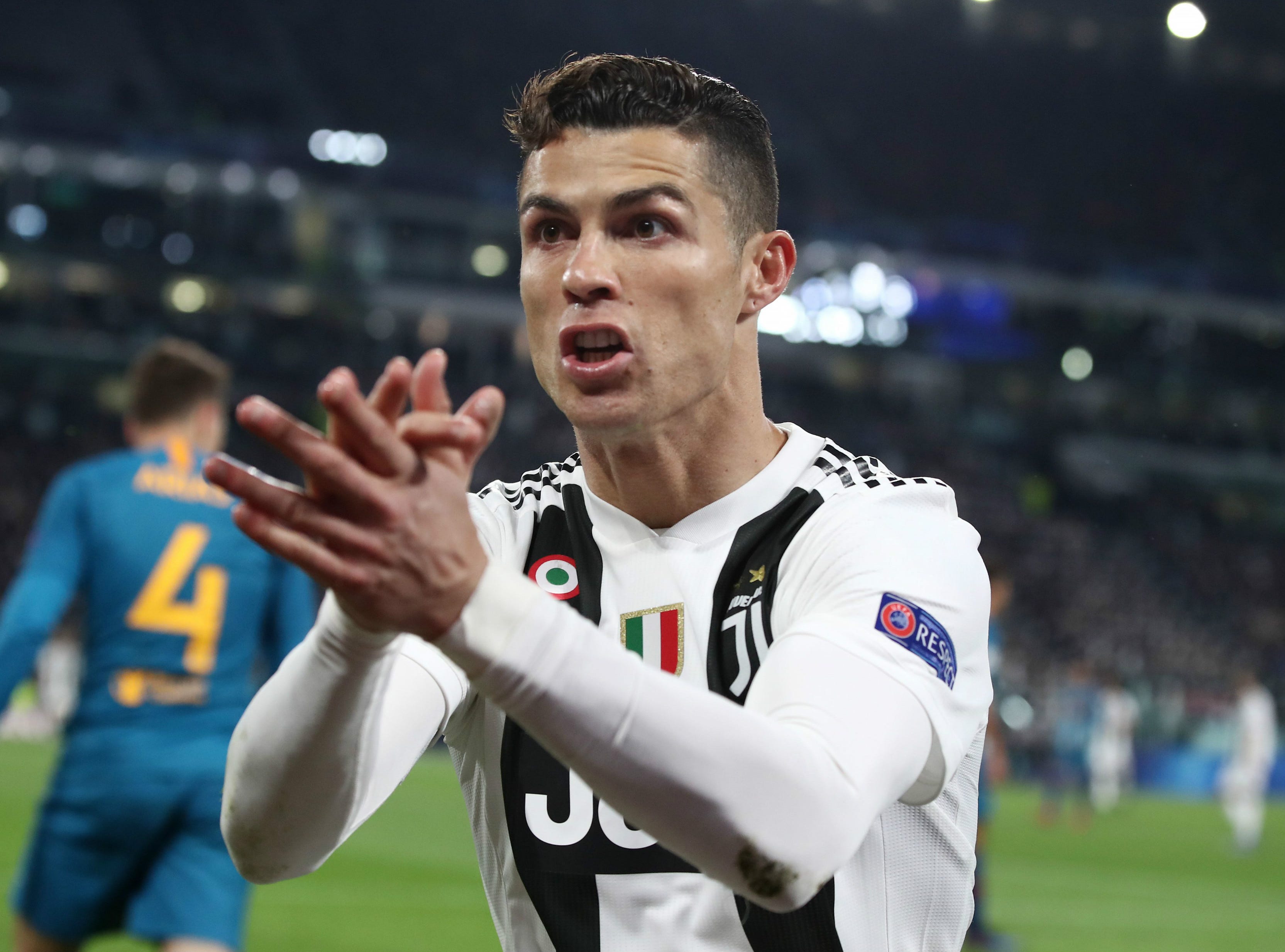 Cristiano Ronaldo, Juventus v Atletico Madrid